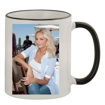 Adriana Karembeu 11oz Colored Rim & Handle Mug