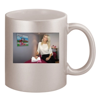 Adriana Karembeu 11oz Metallic Silver Mug