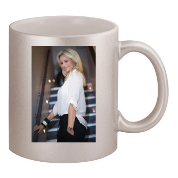 Adriana Karembeu 11oz Metallic Silver Mug