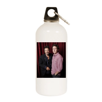 Al Pacino White Water Bottle With Carabiner