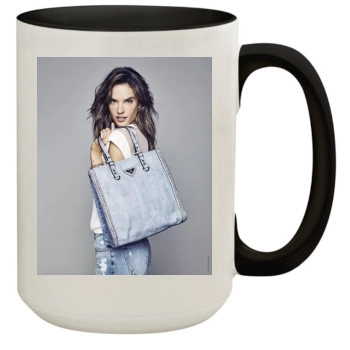 Alessandra Ambrosio 15oz Colored Inner & Handle Mug