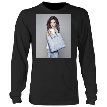 Alessandra Ambrosio Men's Heavy Long Sleeve TShirt