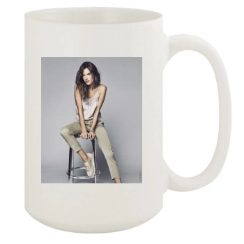 Alessandra Ambrosio 15oz White Mug