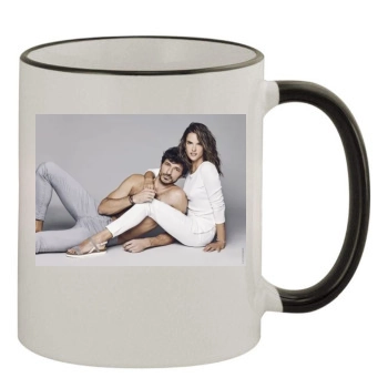 Alessandra Ambrosio 11oz Colored Rim & Handle Mug