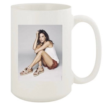 Alessandra Ambrosio 15oz White Mug