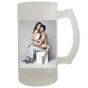 Alessandra Ambrosio 16oz Frosted Beer Stein