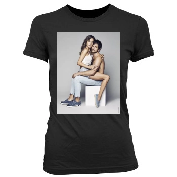 Alessandra Ambrosio Women's Junior Cut Crewneck T-Shirt