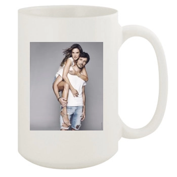 Alessandra Ambrosio 15oz White Mug