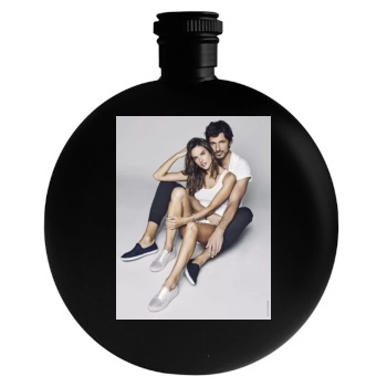 Alessandra Ambrosio Round Flask