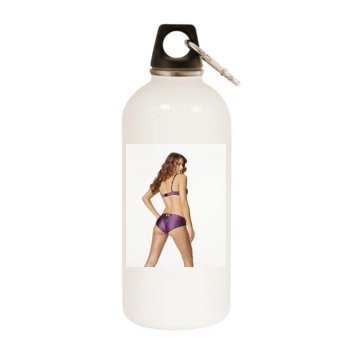 Alina Vacariu White Water Bottle With Carabiner