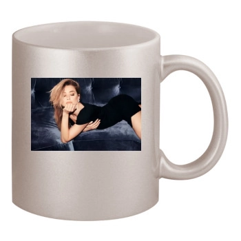 Amber Heard 11oz Metallic Silver Mug