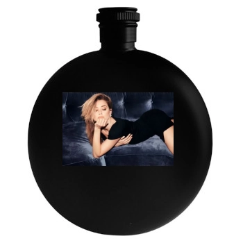 Amber Heard Round Flask