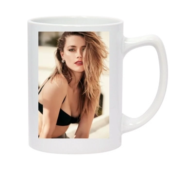 Amber Heard 14oz White Statesman Mug