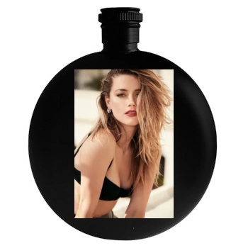 Amber Heard Round Flask