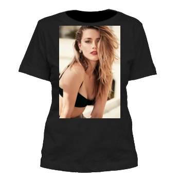 Amber Heard Women's Cut T-Shirt