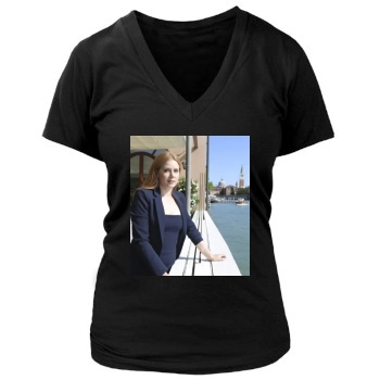 Amy Adams Women's Deep V-Neck TShirt