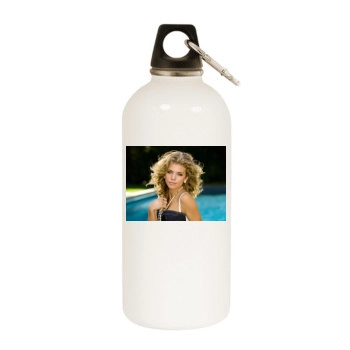 AnnaLynne McCord White Water Bottle With Carabiner