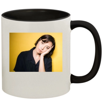 Aubrey Plaza 11oz Colored Inner & Handle Mug