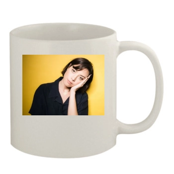 Aubrey Plaza 11oz White Mug