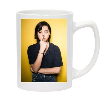 Aubrey Plaza 14oz White Statesman Mug