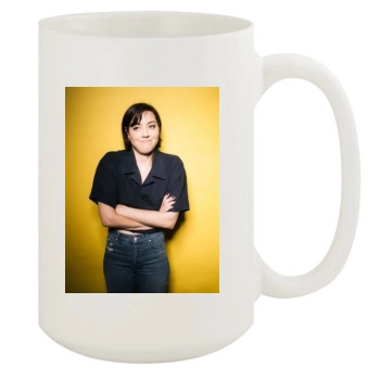 Aubrey Plaza 15oz White Mug