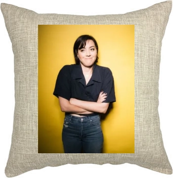 Aubrey Plaza Pillow