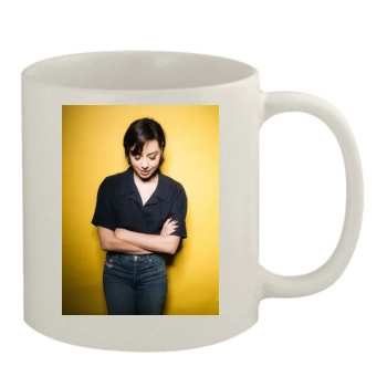 Aubrey Plaza 11oz White Mug