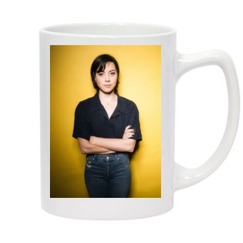 Aubrey Plaza 14oz White Statesman Mug