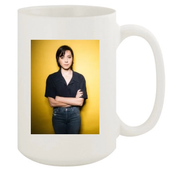 Aubrey Plaza 15oz White Mug