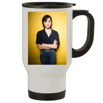 Aubrey Plaza Stainless Steel Travel Mug