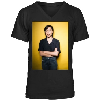 Aubrey Plaza Men's V-Neck T-Shirt