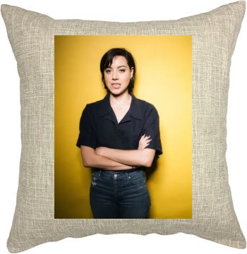 Aubrey Plaza Pillow