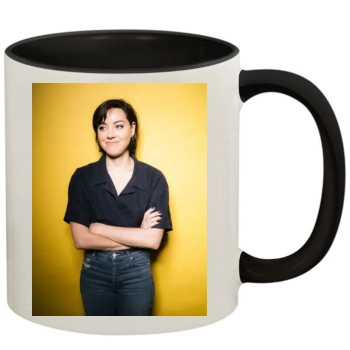 Aubrey Plaza 11oz Colored Inner & Handle Mug