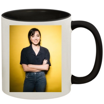 Aubrey Plaza 11oz Colored Inner & Handle Mug