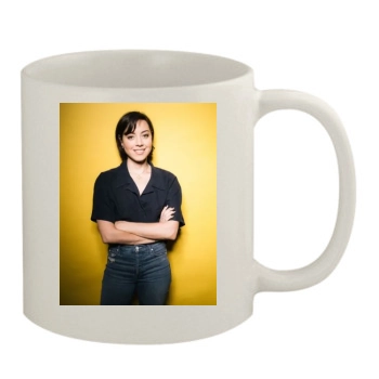 Aubrey Plaza 11oz White Mug