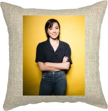 Aubrey Plaza Pillow