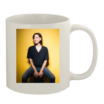 Aubrey Plaza 11oz White Mug