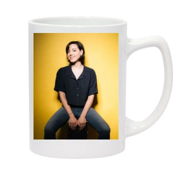 Aubrey Plaza 14oz White Statesman Mug