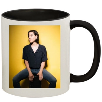 Aubrey Plaza 11oz Colored Inner & Handle Mug