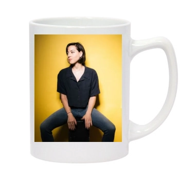 Aubrey Plaza 14oz White Statesman Mug