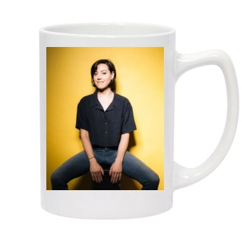 Aubrey Plaza 14oz White Statesman Mug