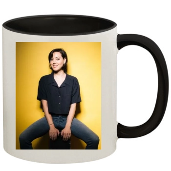 Aubrey Plaza 11oz Colored Inner & Handle Mug