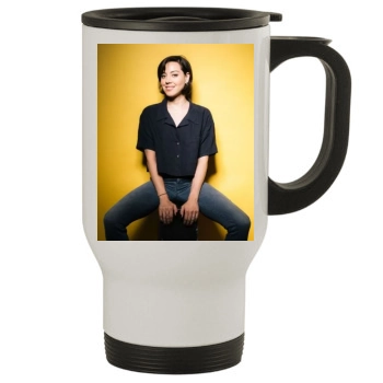 Aubrey Plaza Stainless Steel Travel Mug