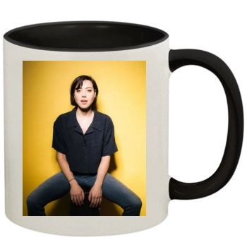 Aubrey Plaza 11oz Colored Inner & Handle Mug