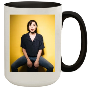 Aubrey Plaza 15oz Colored Inner & Handle Mug