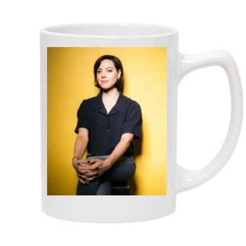 Aubrey Plaza 14oz White Statesman Mug