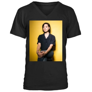 Aubrey Plaza Men's V-Neck T-Shirt