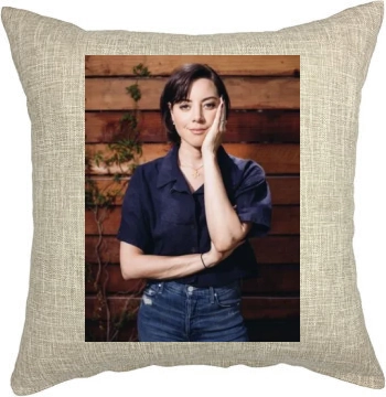 Aubrey Plaza Pillow