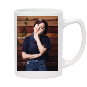 Aubrey Plaza 14oz White Statesman Mug