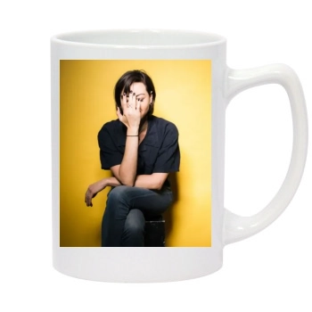 Aubrey Plaza 14oz White Statesman Mug